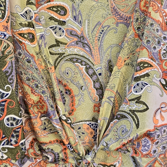 Karma Highway Bell Sleeve Tie Front Blouse - Picture 3 of 9